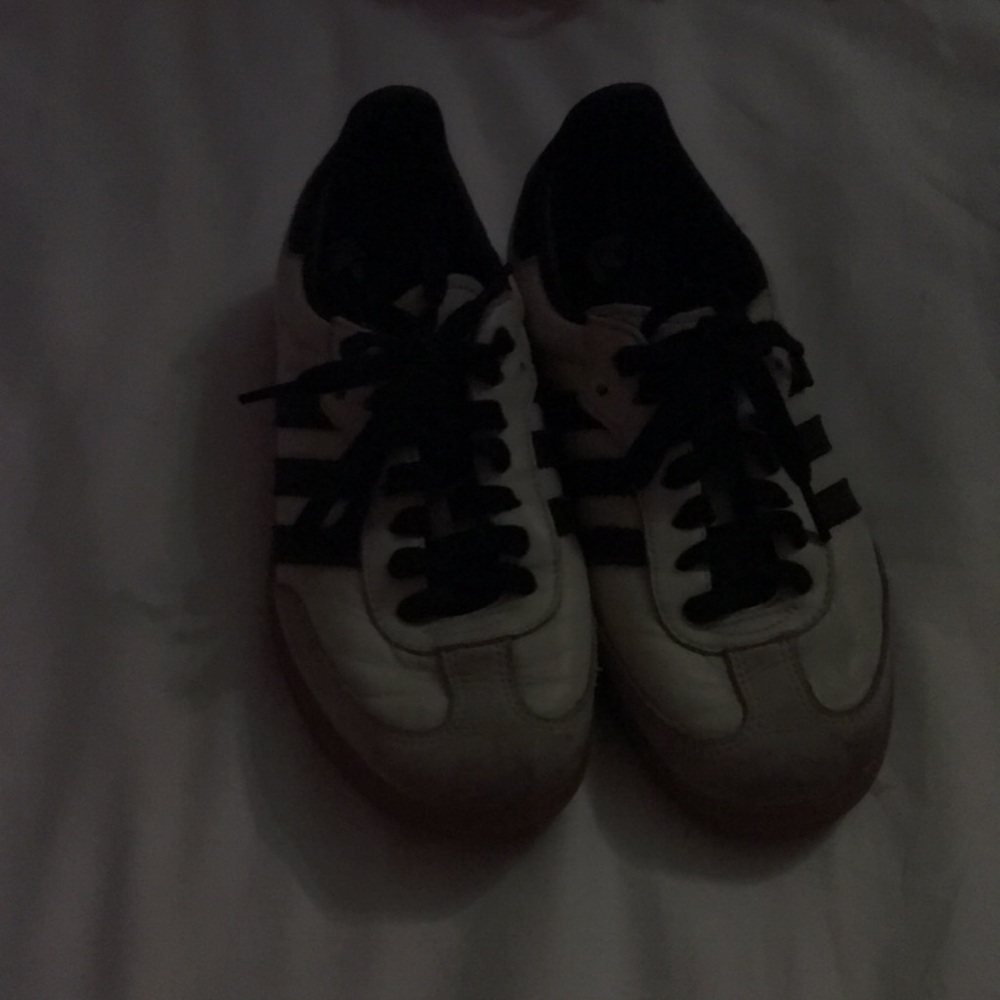 adidas Women's Classic Black and White Sneakers